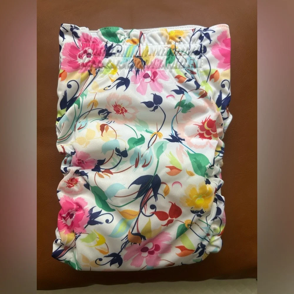Cutebone White Floral Doggie Diaper